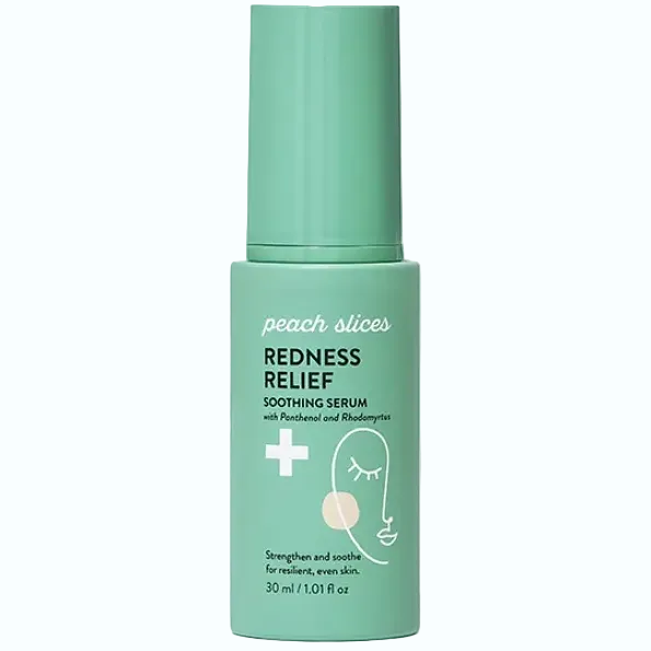 Peach Slices Redness Relief Soothing Serum with rhodomyrtus and centella for calming sensitive skin