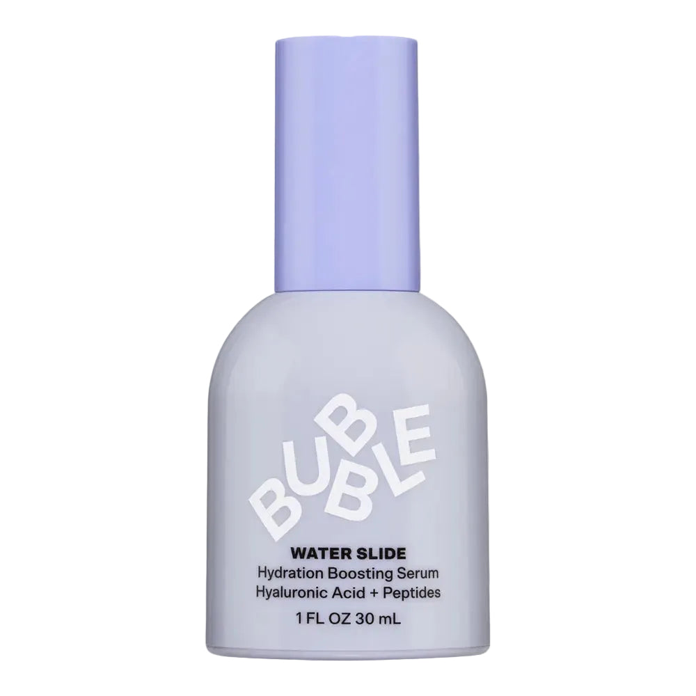 Bubble Water Slide Hydration Boosting Serum with hyaluronic acid and peptides for deep hydration