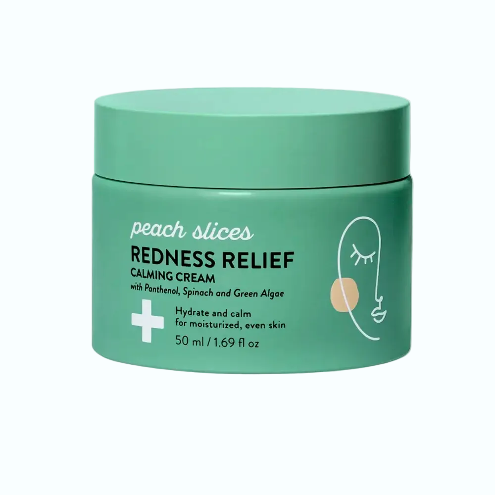 Peach Slices Redness Relief Calming Cream for sensitive skin soothing and hydration