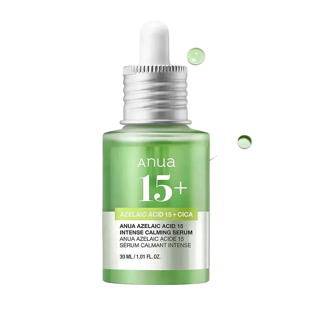 Anua Azelaic Acid 15+ Intense Calming Serum for acne, redness, and hyperpigmentation