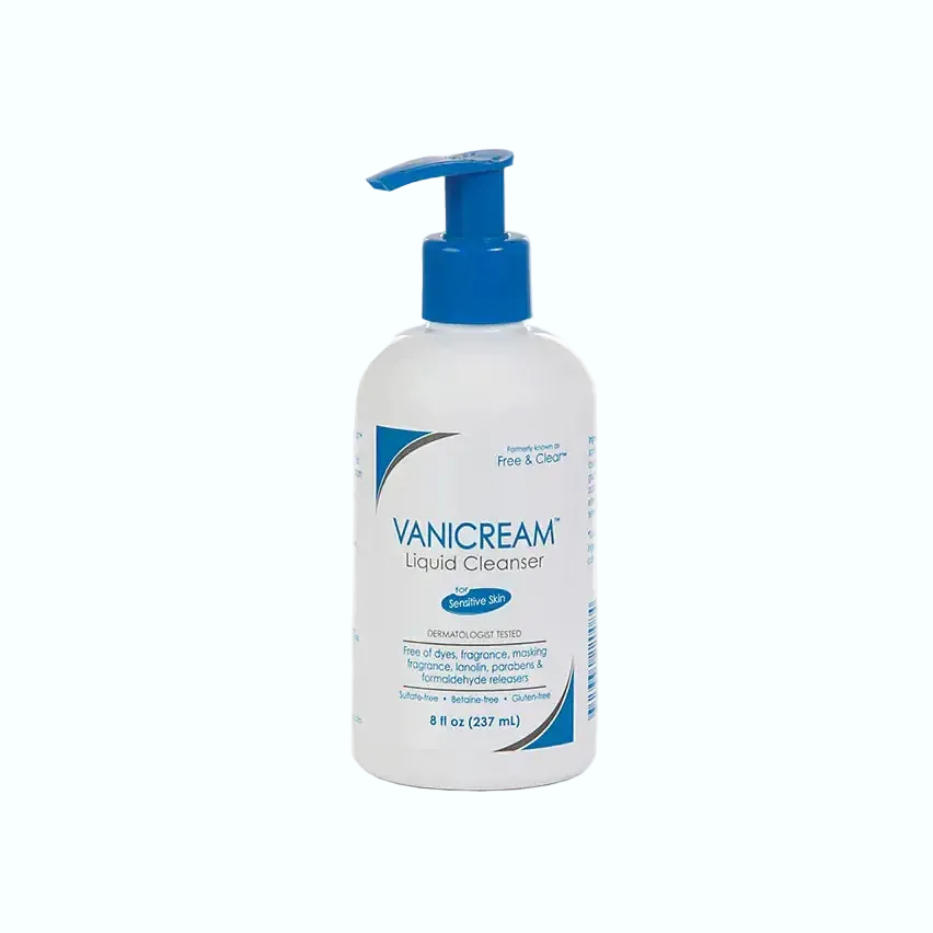 Vanicream Liquid Cleanser for sensitive skin, gentle soap-free formula for face, hands and body
