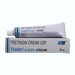 Mylan Tretinoin 0.025% Cream prescription retinoid for anti-aging and acne treatment