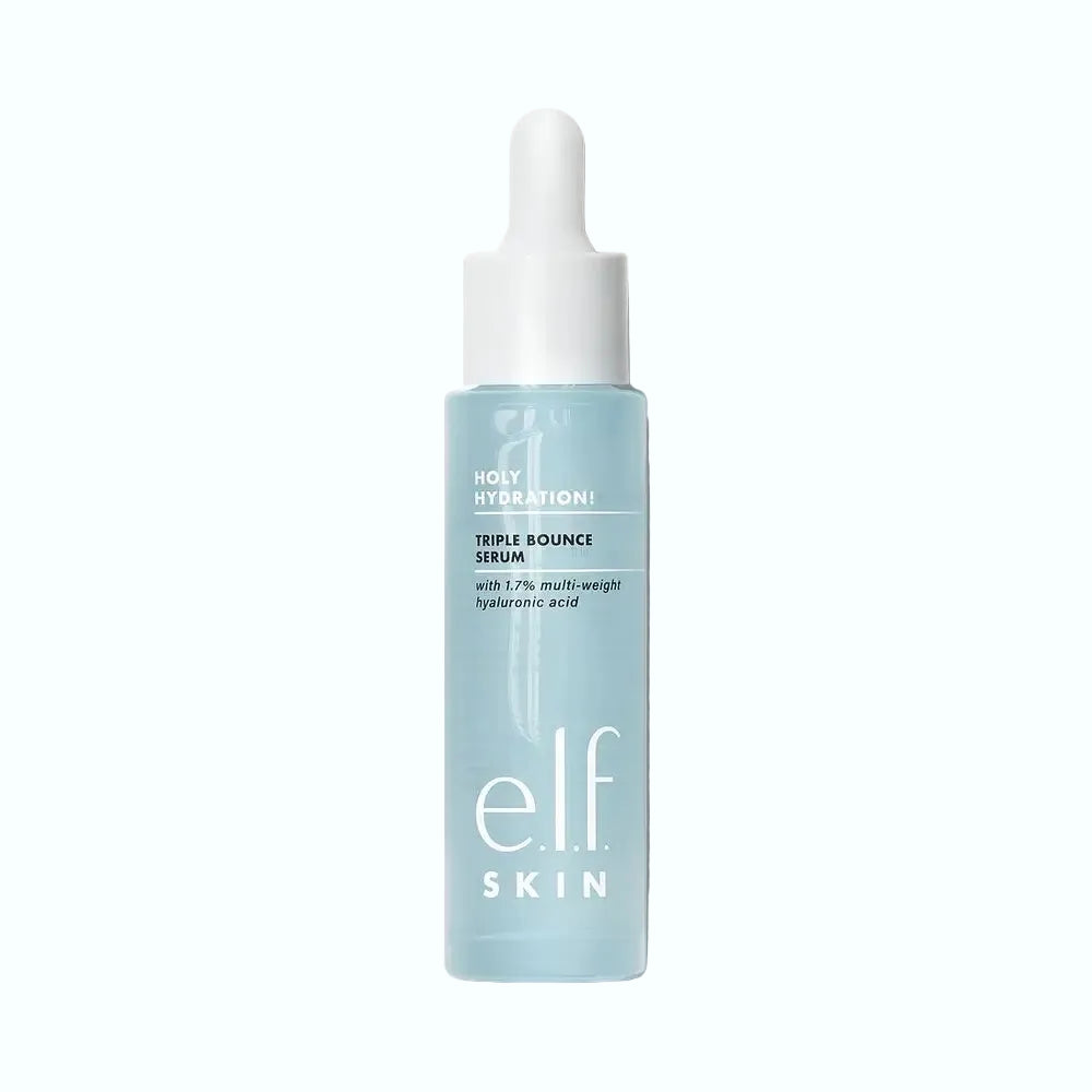 e.l.f. Holy Hydration Triple Bounce Serum with hyaluronic acid and squalane for intense hydration