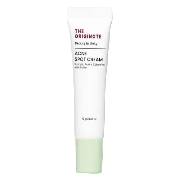 The Originote Acne Spot Cream with salicylic acid, calamine and sulfur for acne-prone skin and scar healing