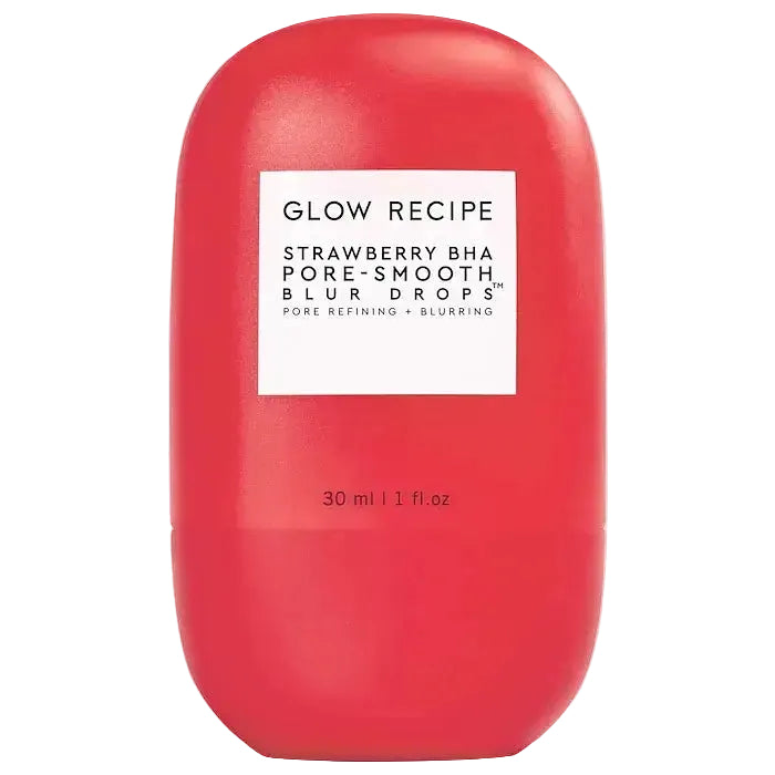 Glow Recipe Strawberry BHA Pore-Smooth Blur Drops for pore refining and oil control with blurring effect