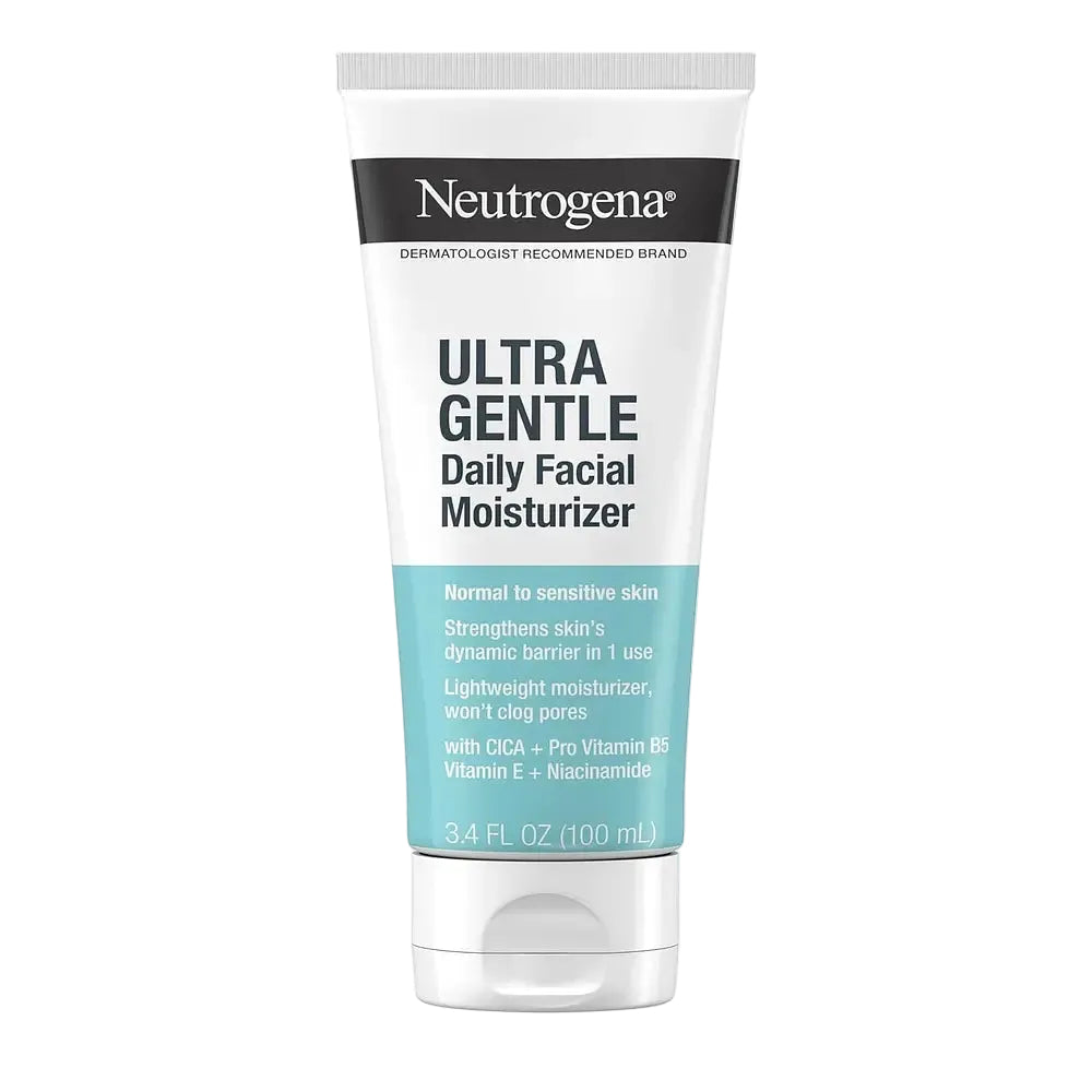 Neutrogena Ultra Gentle Daily Facial Moisturizer for sensitive skin with niacinamide and vitamin E