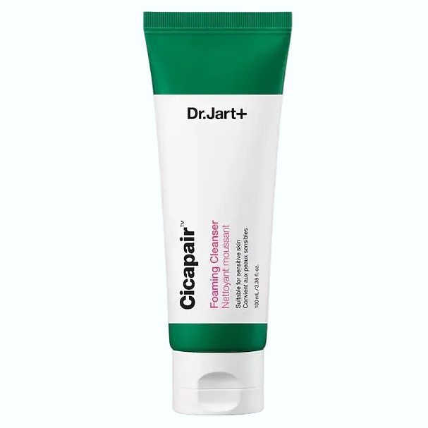 Dr. Jart+ Cicapair Foaming Cleanser for sensitive skin soothing and gentle cleansing