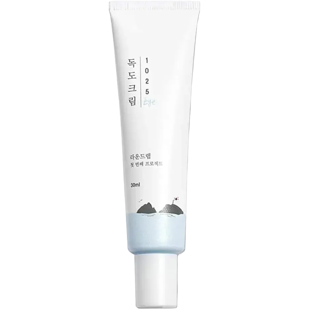 Round Lab 1025 Dokdo Eye Cream for hydration and anti-aging around the delicate eye area
