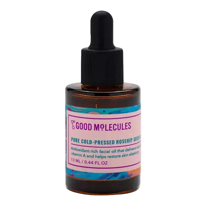 Good Molecules Pure Cold-Pressed Rosehip Seed Oil for anti-aging and brightening skin