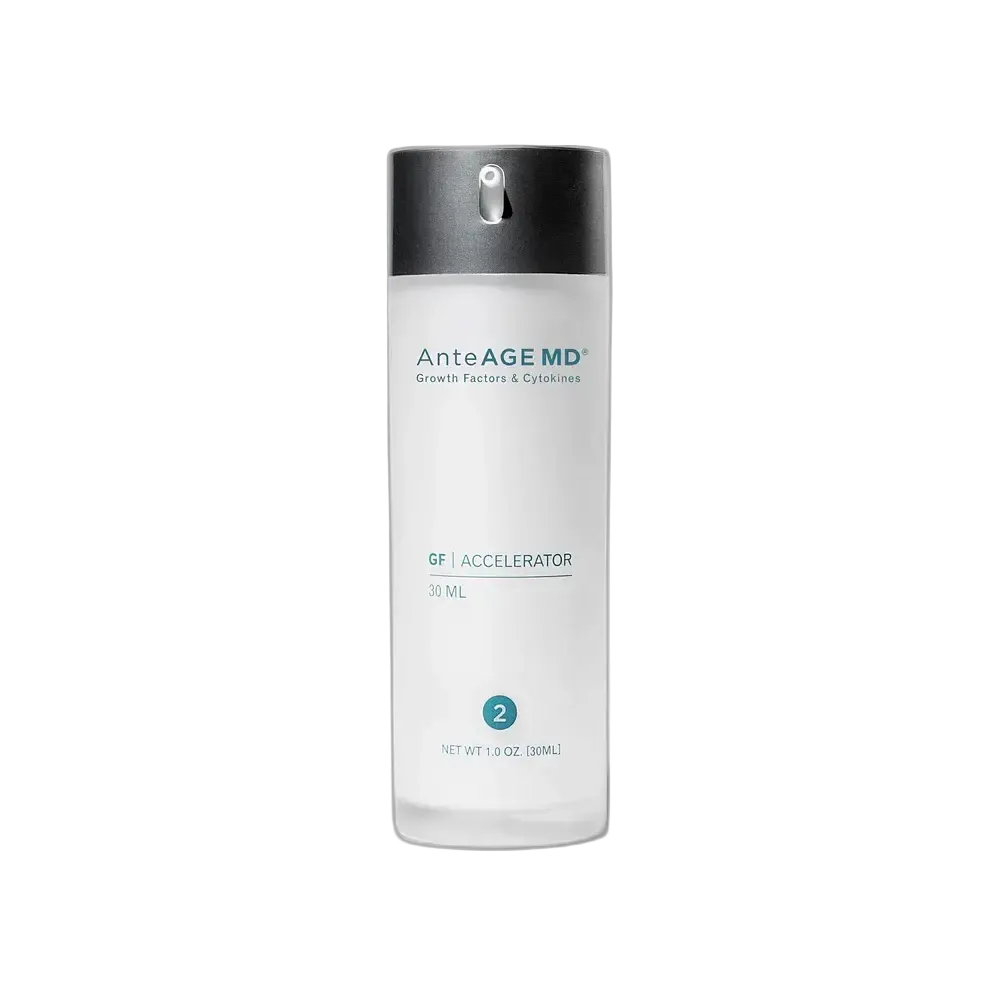 AnteAGE MD Accelerator with bakuchiol, vitamin C, and growth factors for anti-aging skin renewal