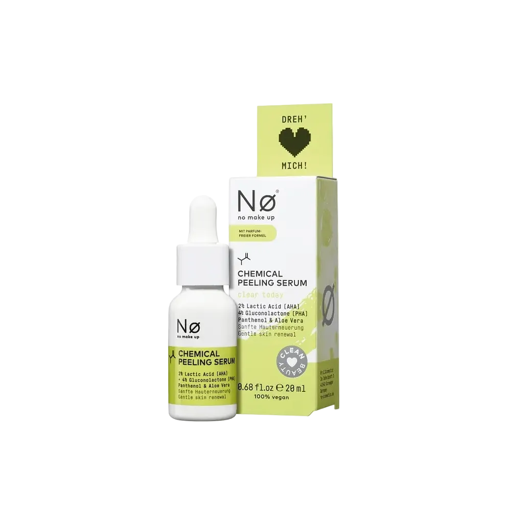 Nø Cosmetics Chemical Peeling Serum with lactic acid and gluconolactone for gentle exfoliation and skin renewal