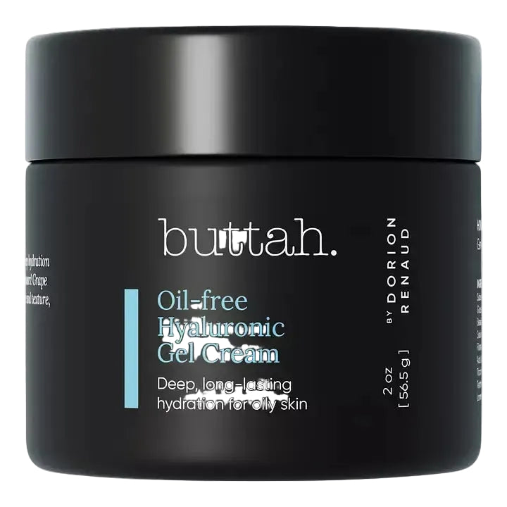 Buttah Skin Oil Free Gel-Cream Moisturizer lightweight hydration for oily and combination melanin-rich skin