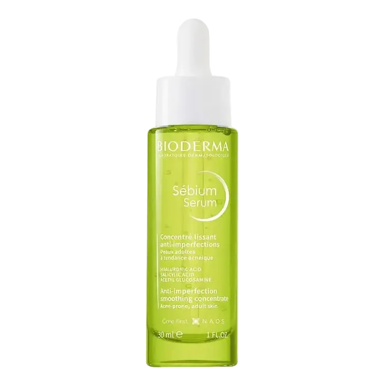 Bioderma Sébium Serum for oily acne-prone skin with salicylic acid and hyaluronic acid