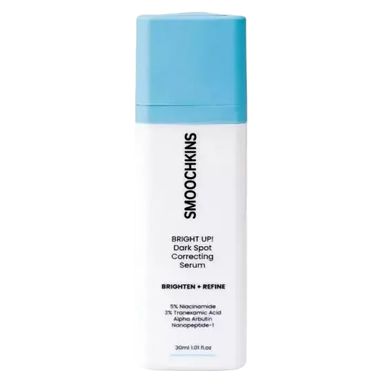 Smoochkins Bright Up Dark Spot Correcting Serum with niacinamide and tranexamic acid for brightening