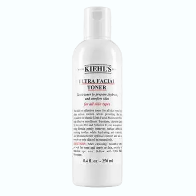 Kiehl's Ultra Facial Toner for gentle hydration and skin toning without alcohol