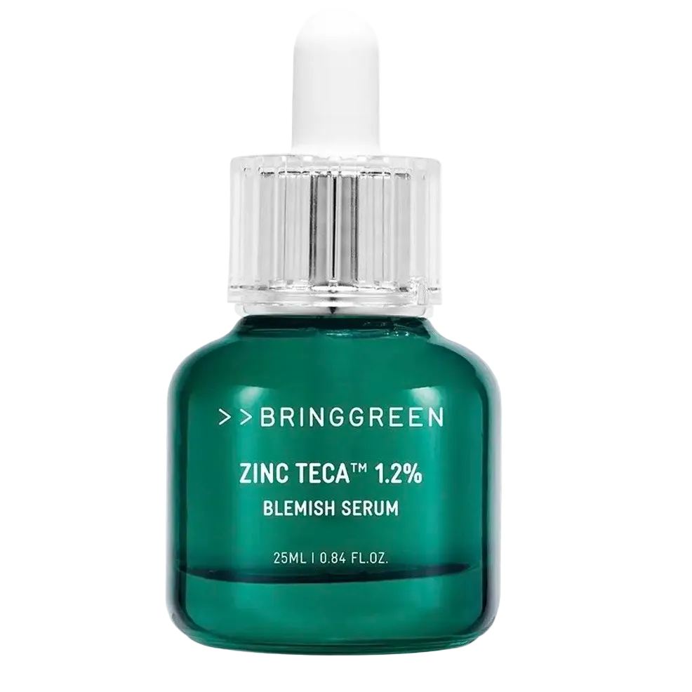 Bring Green Zinc Teca 1.2 Blemish Serum for acne-prone skin and blemish control with centella and zinc