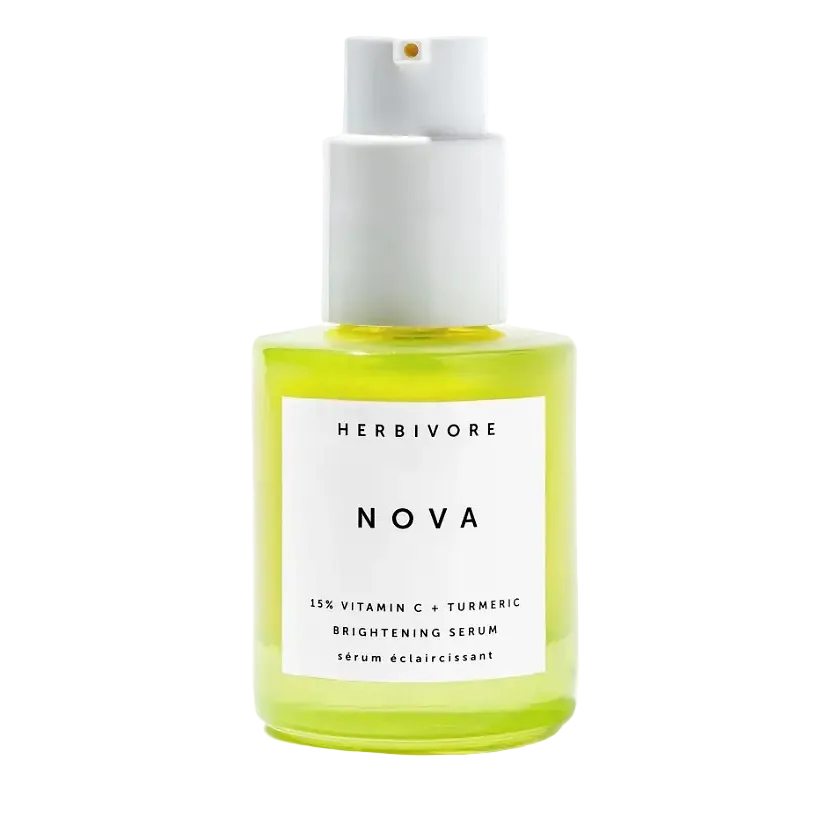 Herbivore Nova 15% Vitamin C + Turmeric Brightening Serum for dark spots and even skin tone