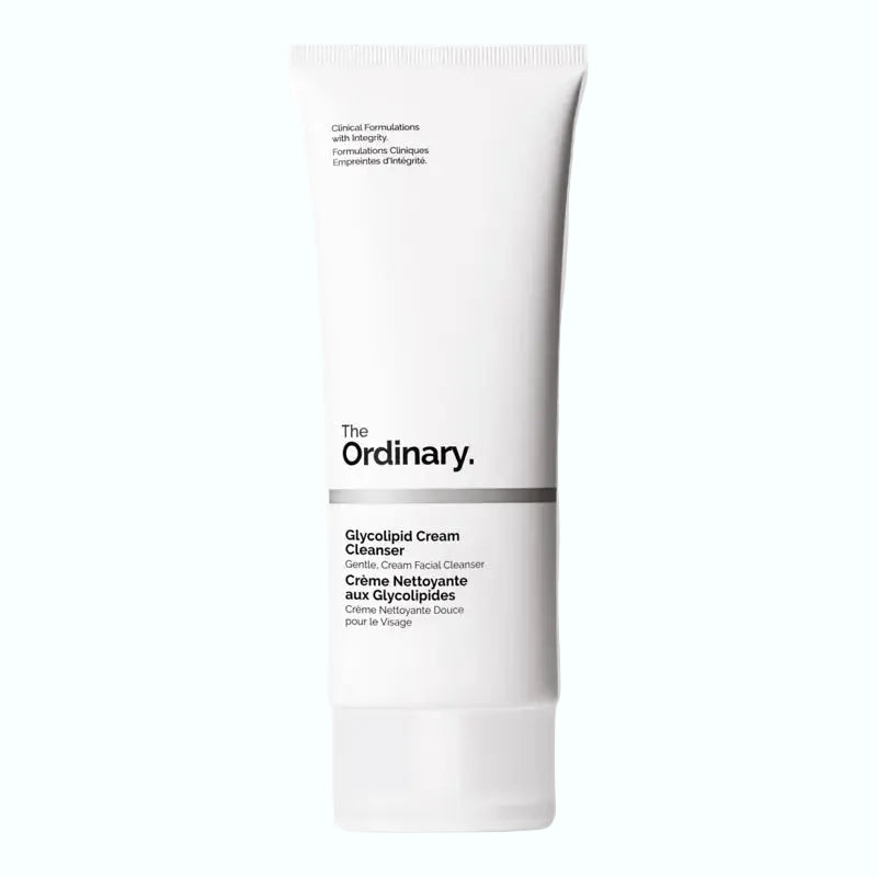 The Ordinary Glycolipid Cream Cleanser for dry skin makeup removal with plant-derived glycolipids