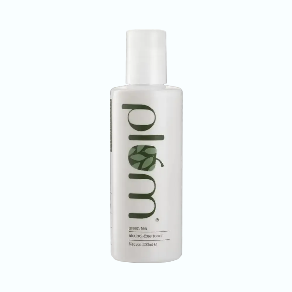 Plum Goodness Green Tea Alcohol-Free Toner with glycolic acid for oily skin pore tightening and oil control