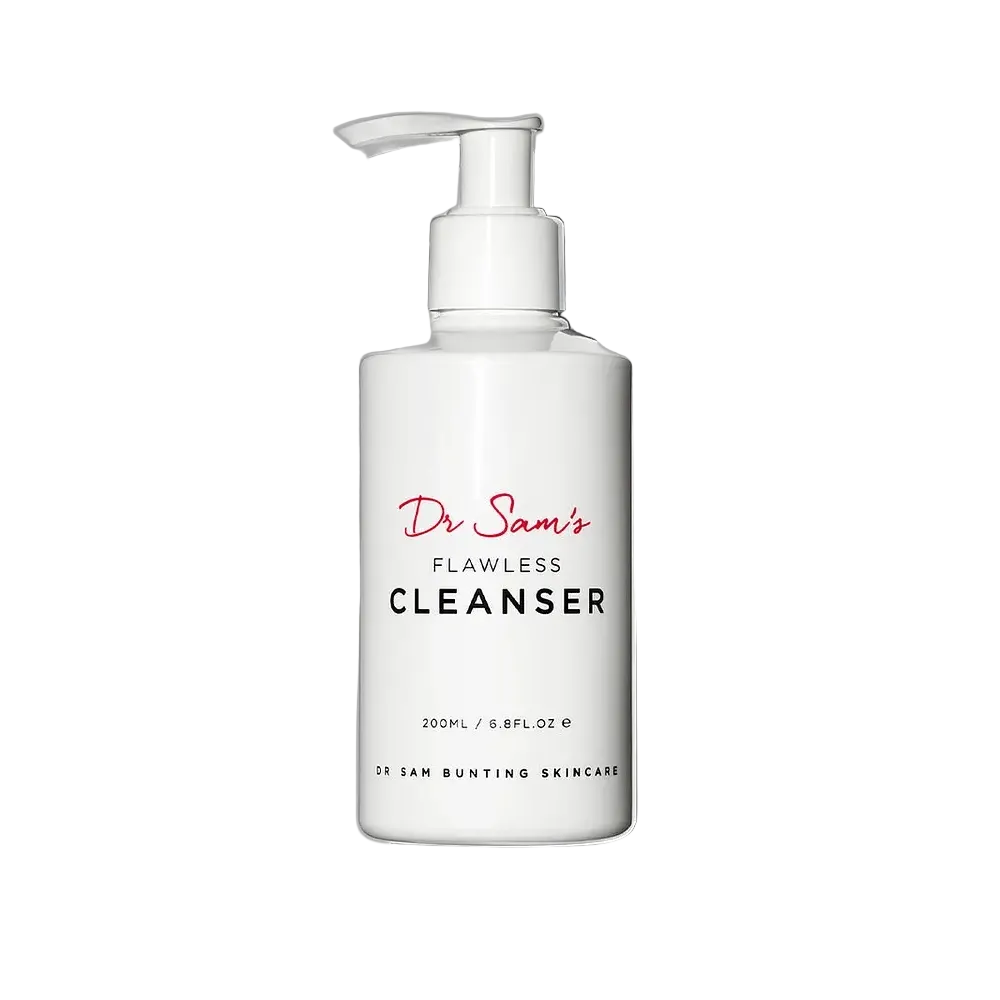 Dr Sam's Flawless Cleanser jelly gel cleanser for sensitive and acne-prone skin, fragrance-free