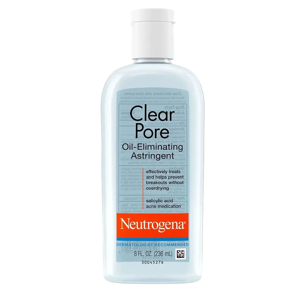 Neutrogena Clear Pore Oil-Eliminating Astringent with salicylic acid and witch hazel for acne-prone skin