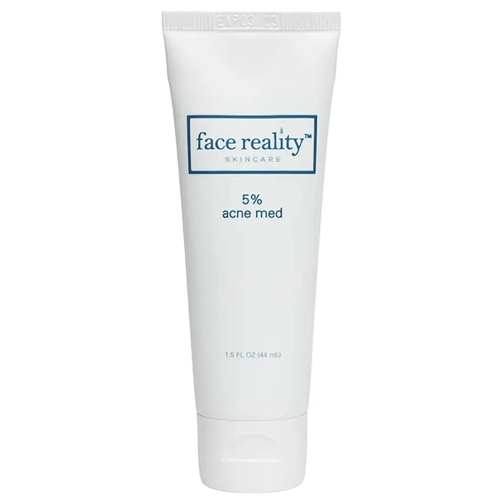 Face Reality Skincare 5% Acne Med benzoyl peroxide treatment for acne-prone skin