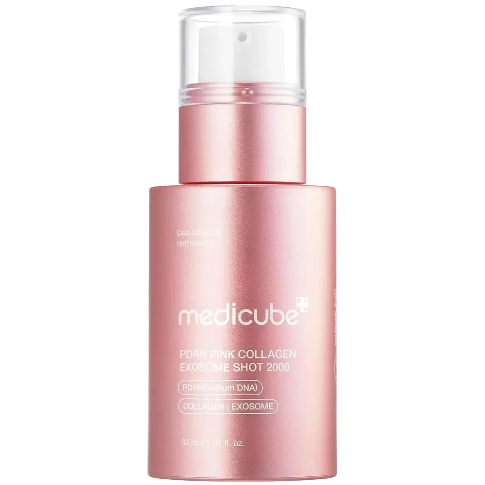 MediCube PDRN Pink Collagen Exosome Shot serum for elasticity, brightening and pore care