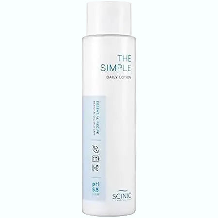 SCINIC The Simple Daily Lotion pH-balanced moisturizer for sensitive skin hydration and soothing