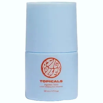 Topicals High Roller Ingrown Tonic roll-on serum for ingrown hairs and razor bumps with AHA and BHA