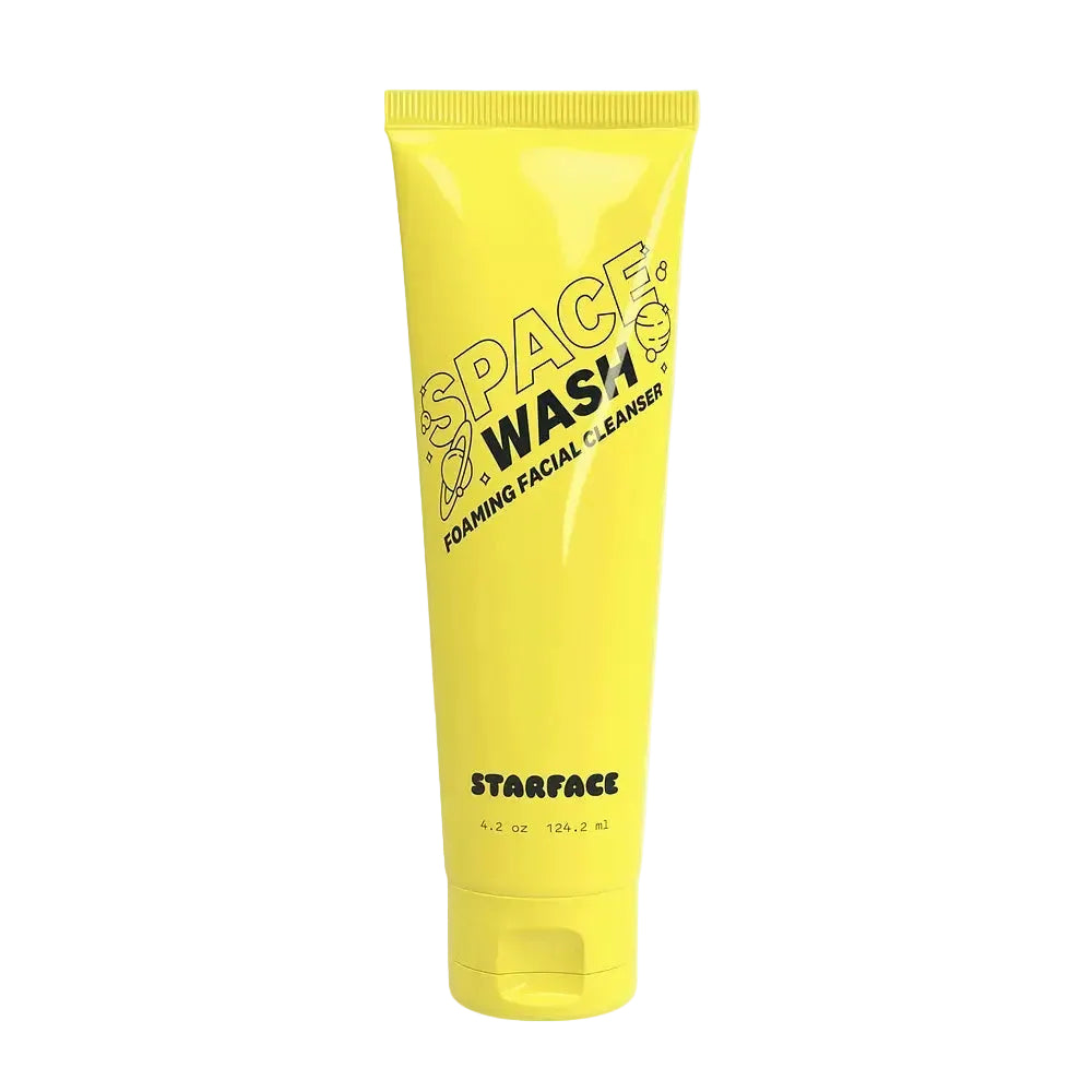 Starface Space Wash foaming facial cleanser with willow bark extract for acne-prone and all skin types