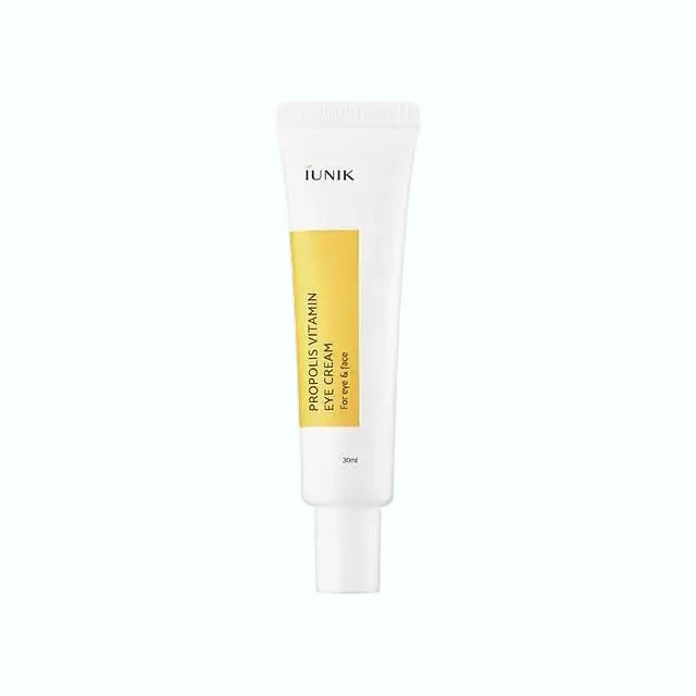 iUNIK Propolis Vitamin Eye Cream with 40.5% propolis extract for anti-aging and dark circle reduction