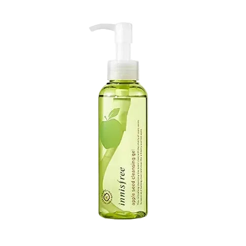 Innisfree Apple Seed Cleansing Oil for makeup removal and deep pore cleansing with apple seed oil
