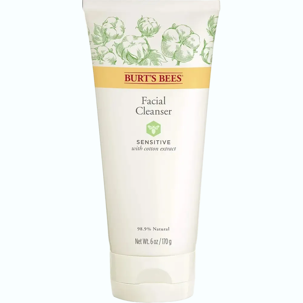 Burt's Bees Sensitive Facial Cleanser for gentle cleansing and moisturizing sensitive skin