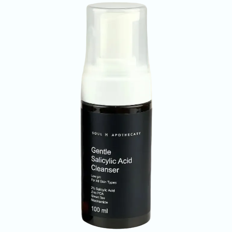 Soul Apothecary Salicylic Acid Cleanser for acne-prone skin with BHA and niacinamide for pore control