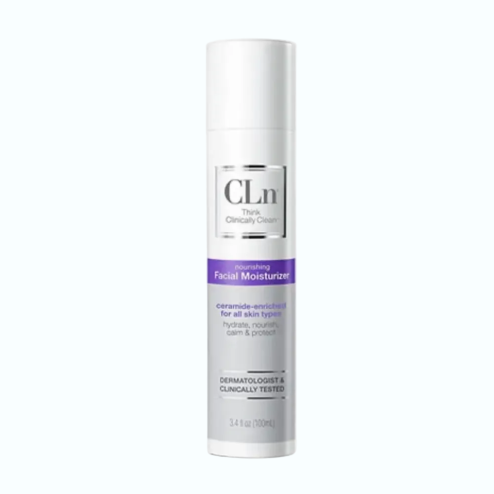 CLn Skin Care Nourishing Facial Moisturizer for sensitive skin with niacinamide and ceramides