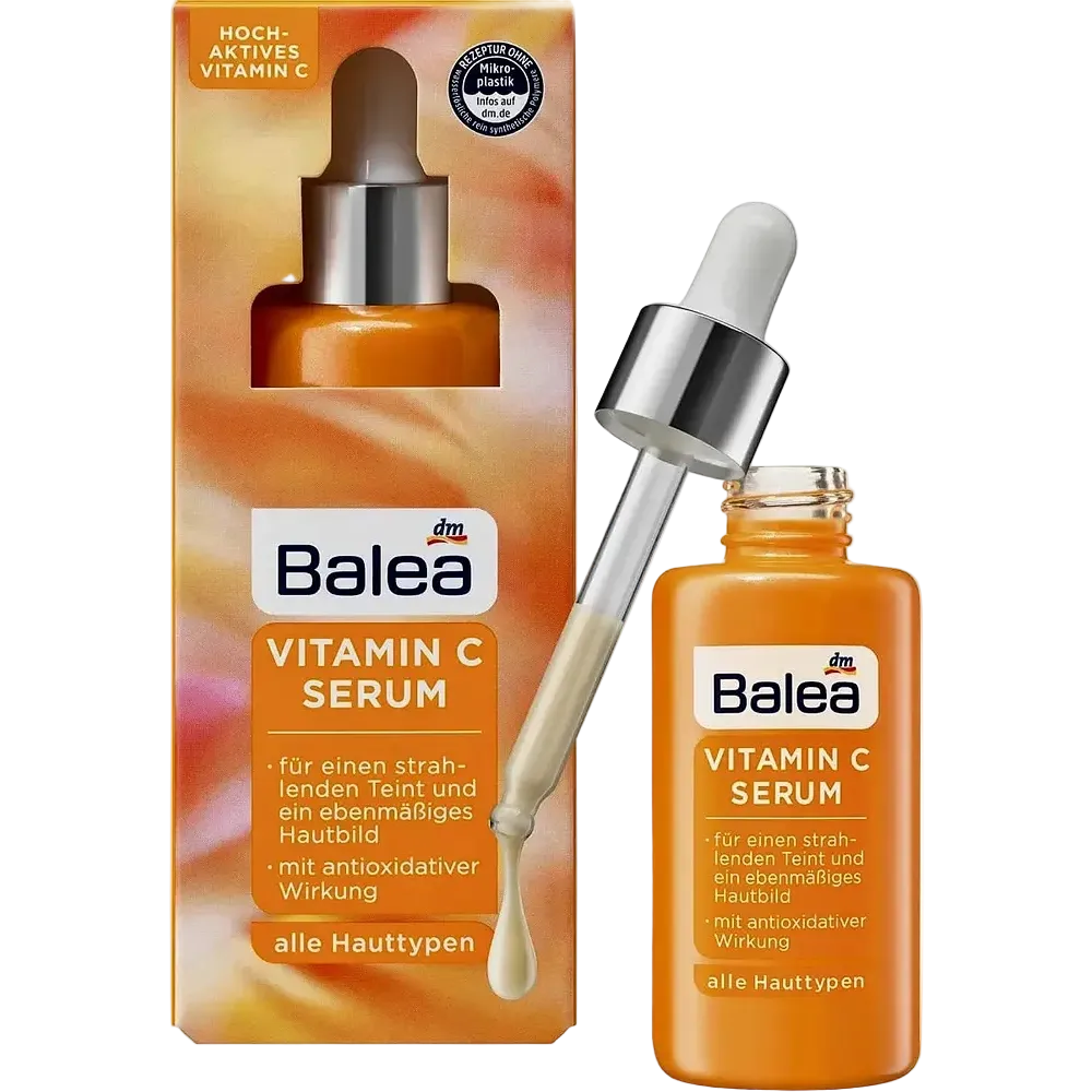 Balea Vitamin C Serum for brightening, anti-aging, and antioxidant protection