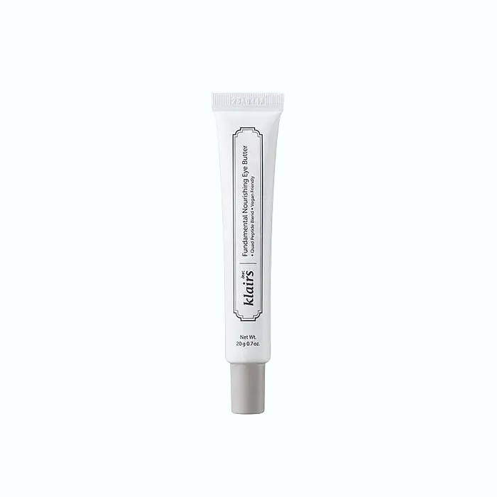 Dear, Klairs Fundamental Nourishing Eye Btter with peptides for anti-aging and hydration around eyes