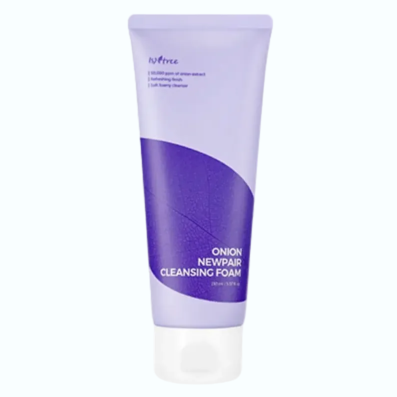 Isntree Onion Newpair Cleansing Foam with red onion extract for sensitive skin and brightening
