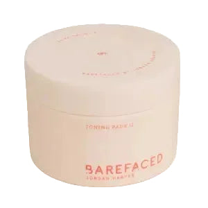 Barefaced Toning Pads II exfoliating acid pads for brighter, smoother skin and clearer pores