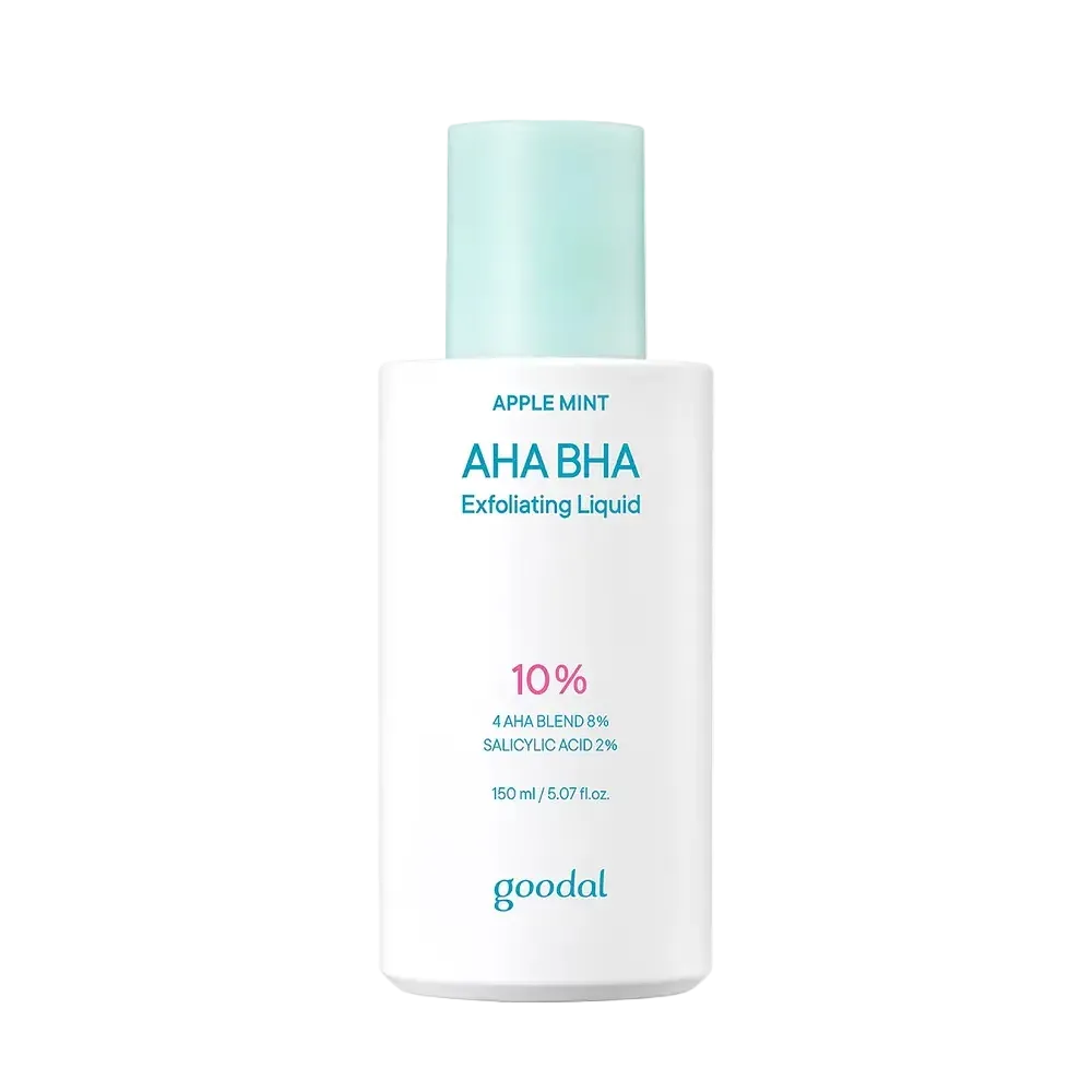 Goodal Apple Mint AHA BHA Exfoliating 10% Liquid for pore care and smooth skin texture