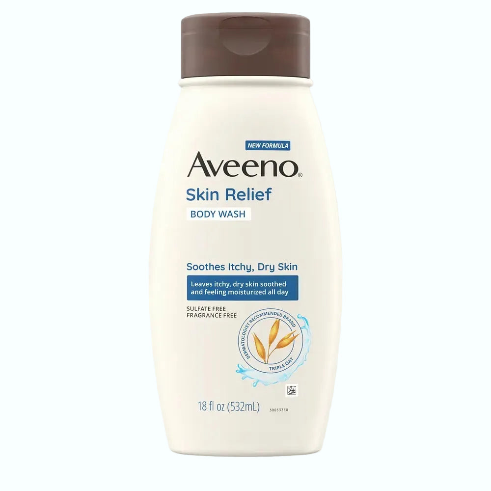 Aveeno Skin Relief Body Wash with colloidal oatmeal for dry, itchy, sensitive skin relief