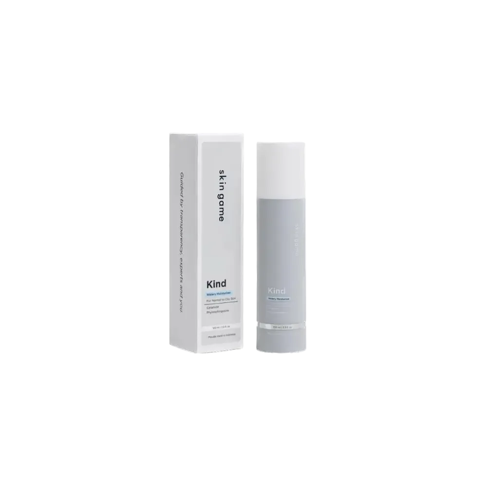 Skin Game Kind Watery Moisturizer gel texture for normal to oily skin hydration and barrier repair