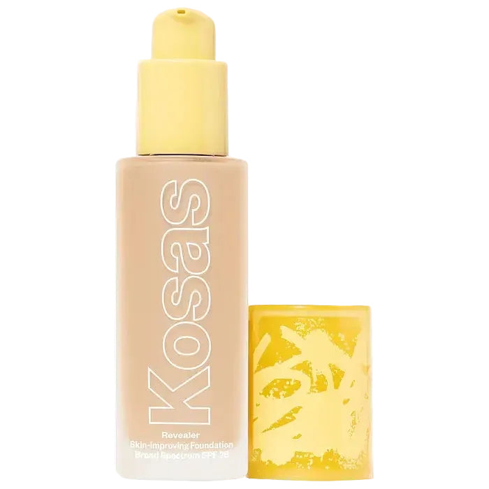 Kosas Revealer Skin-Improving Foundation SPF 25 medium coverage with niacinamide and hyaluronic acid
