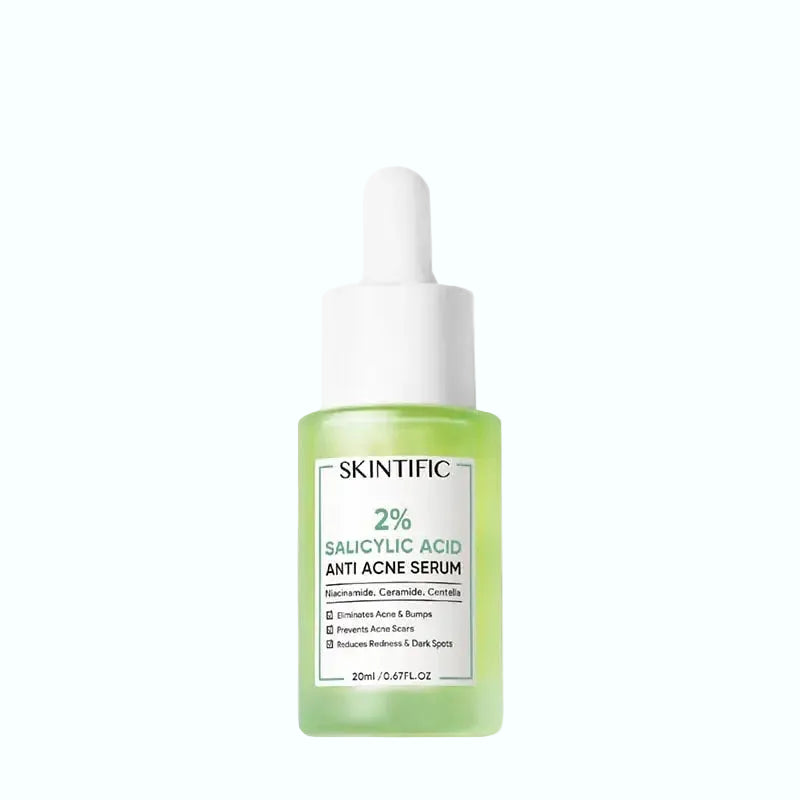 Skintific 2% Salicylic Acid Anti Acne Serum with niacinamide and ceramides for acne-prone skin