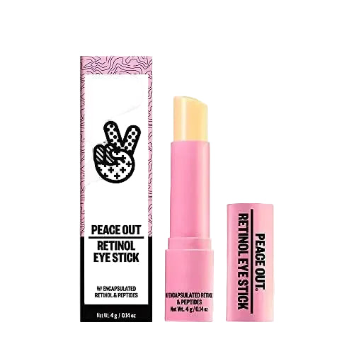 Peace Out Retinol Eye Stick for fine lines, dark circles, and firmness around eyes