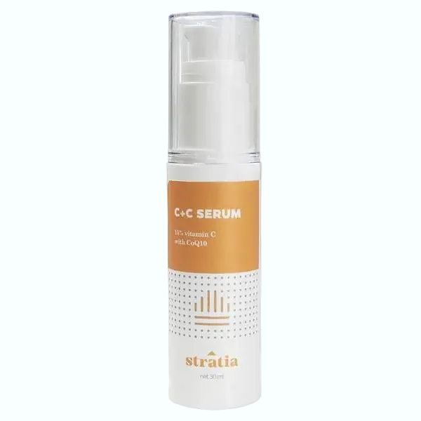 Stratia C+C Serum with vitamin C and ferulic acid for brightening and antioxidant protection