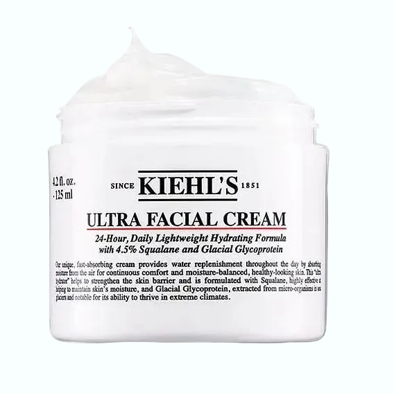 Kiehl's Ultra Facial Cream with Squalane hydrating moisturizer for dry and oily skin