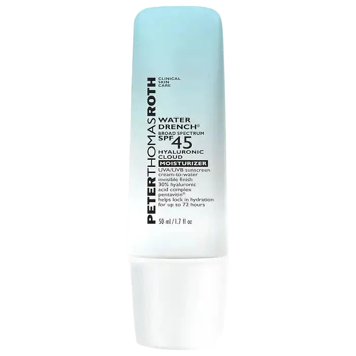 Peter Thomas Roth Water Drench SPF 45 Hyaluronic Cloud Moisturizer hydrating sunscreen for all skin types