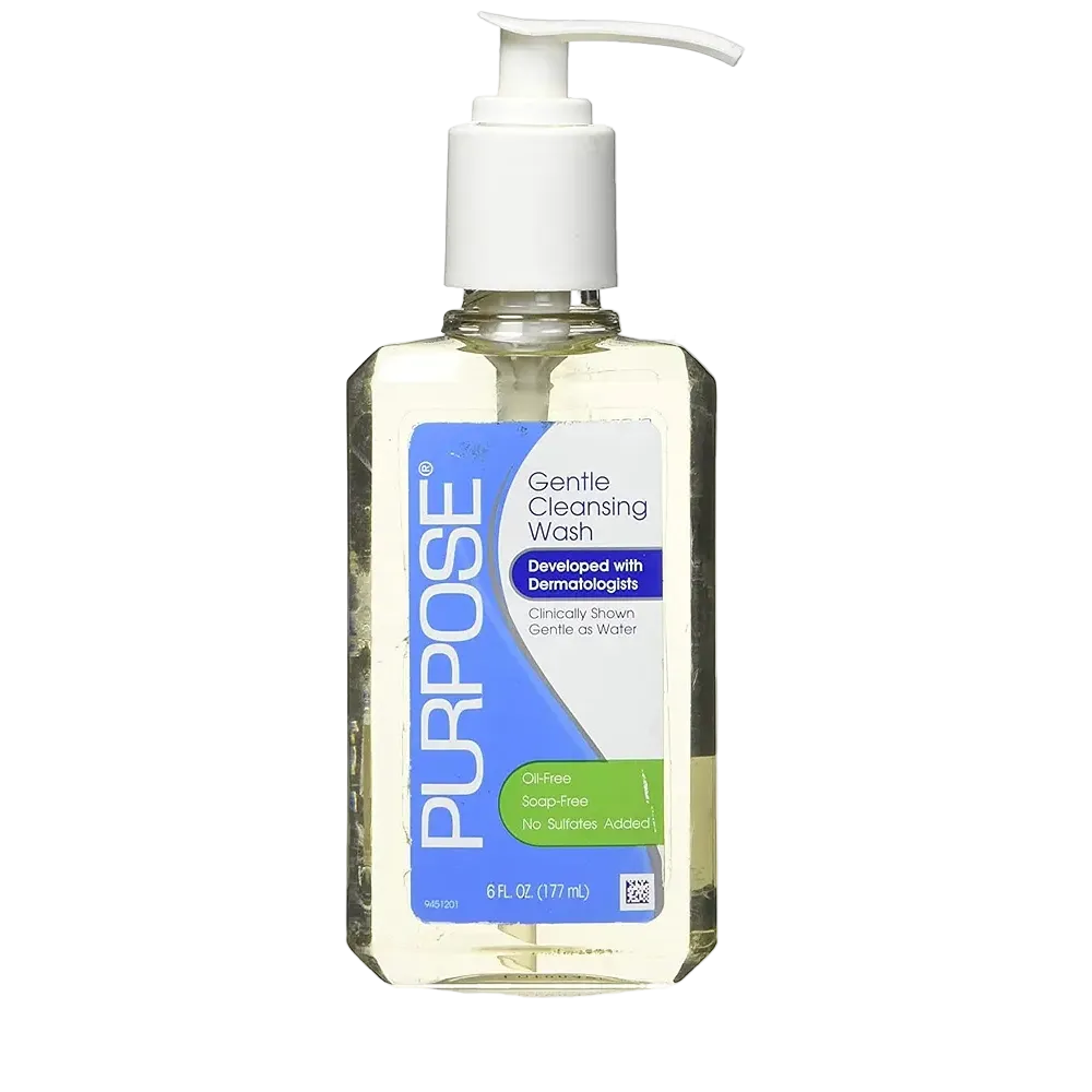 Purpose Skin Gentle Cleansing Wash soap-free daily facial cleanser for sensitive skin