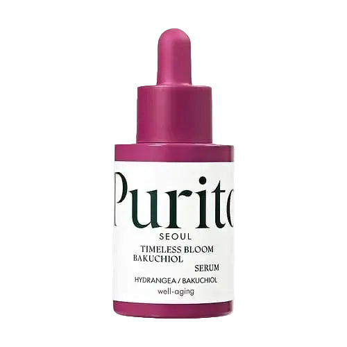 PURITO Timeless Bloom Bakuchiol Serum for anti-aging and firming sensitive skin